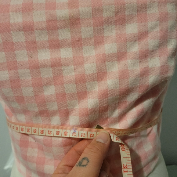 TWO CHOCOLATE RETRO CHECKERED CROP TOP - Picture 12 of 16